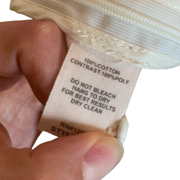 Hem & Thread S cream lace sleeveless scallop crew neck boho coquette fairy - Picture 8 of 9